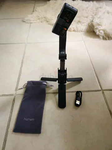 Hohem smartphone gimbal/mini tripod with pouch and USB cable - good condition