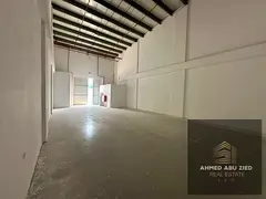 warehouse for rent in Al Jurf Industrial 1. Spacious area, 2000 sqft, 21 kW electricity, excellent l