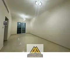 Annual rent: 1BR apartment in Al Yasmeen, Ajman. New building, balcony, 2 bathrooms, central AC, ele