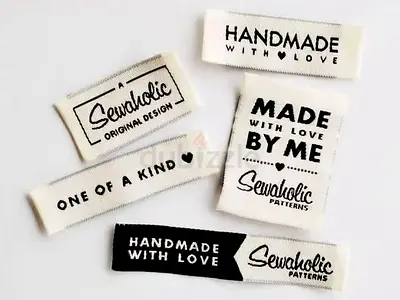 Set of 6 Sewaholic Handmade Clothing Labels - One of a Kind