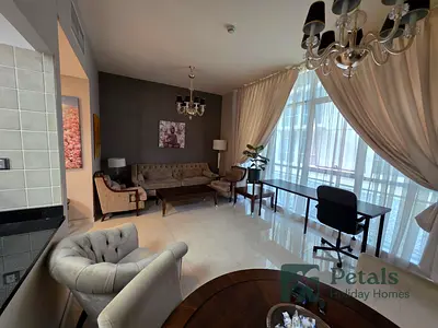 Luxurious Tranquility at Polo Residence, Meydan – Your Short-Term Retreat Awaits! 🌟🏇