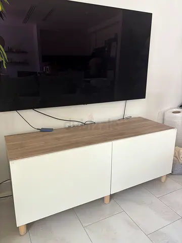 Ikea Besta TV bench with 2 large drawers