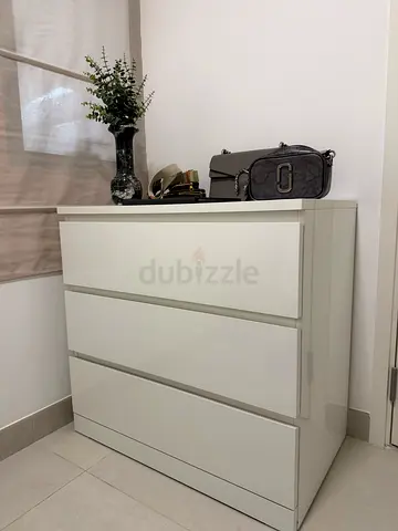 NEW Versatile MALM chest of 3 drawers