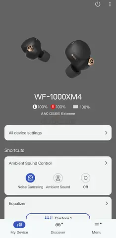 Sony Earbuds WF-1000xm4 Good condition