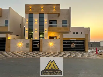 فيلا للإيجار السنوي في الياسمين 5 غرف ماستر | صالتان | مجلس | حوش داخلي واسع | ارتداد خارجي | مظلة سيارات