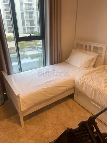 Single Bed with mattress 90 x 200 - Ikea