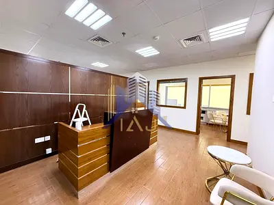 Luxury Chiller Free Separate Fitted Furnished Office for Rent in Oud Metha