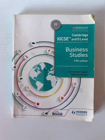 IGCSE Cambridge Business Studies Student book - Used