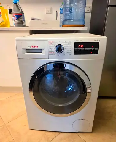 Free Delivery- BOSCH Series 6 2in1 8KG Washer 6KG 💯 Dryer Latest Model With Digital Clock 60x60 cm