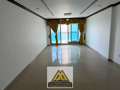 Ultra-Luxury Annual Rent Apartment in Ajman Corniche Towers (First Row on the Sea - 3 Bathrooms & Royal Layout with Free Parking)
