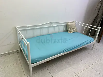IKEA single bed cum sofa with mattress