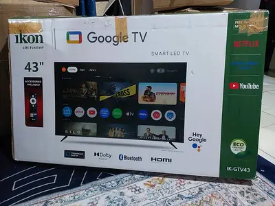 Ikon 43 Google Smart LED TV (IK-GTV43) - New in Box