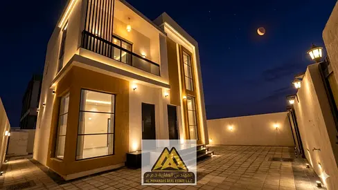 Corner Villa for Annual Rent in Al Yasmeen First Tenant | Modern Design | 4 Master Bedrooms | Prime Location
