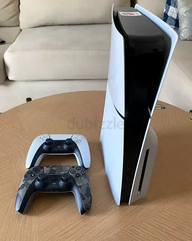 PS5 Slim 1Tb Disc Edition UAE Version With 2 Controllers
