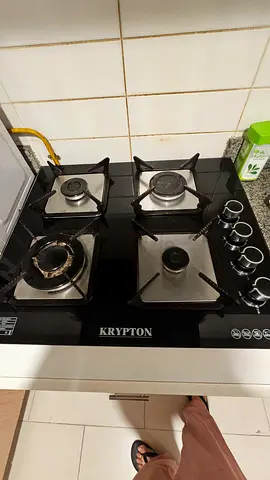 Krypton 4 Burner Glass Top Gas Hob