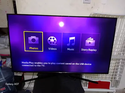 Samsung 50-inch screen (not a smart TV), used for two months
