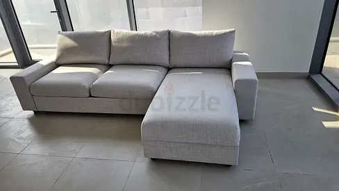 Excellent Condition ikea vimle L shape sofa bed with mattress
