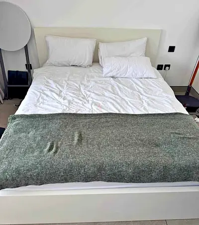 IKEA MALM King Size Bed + 2 Storage Drawers + Mattress