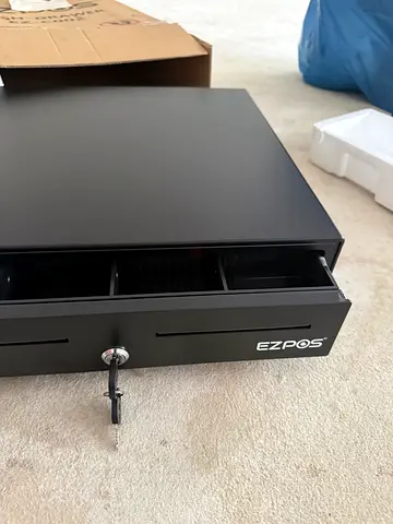 EZPOS Cash Drawer with Keys - Good Working Condition