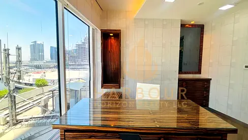 Furnished Office For Rent With Glass Partitions