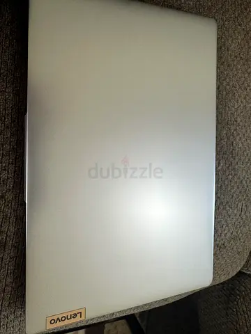 Silver Lenovo laptop - good condition, 14 (closed view)