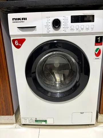 Nikai 6kg Front Load Washing Machine - working with minor leakage from bottom