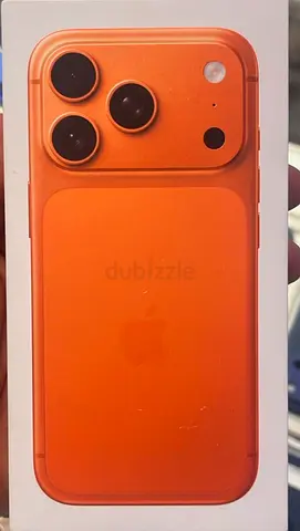 Apple iPhone (orange) boxed — unused/like new 17 PRO 512 GB TDRA GCC purchased from amazon.ae