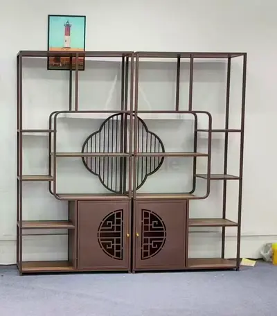 Modern Asian Style Display Shelf and Bookcase Unit.Display Rack
Size(200×30×200CM)