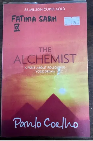 The alchemist a fable about flowing your dream a very interesting story flawless condition and quali
