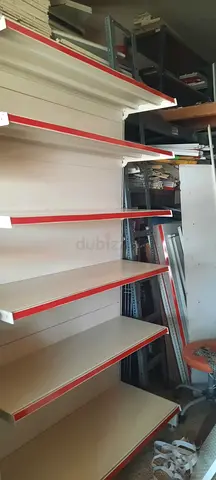 Used Supermarket shelving wall side with 5levels in good condition