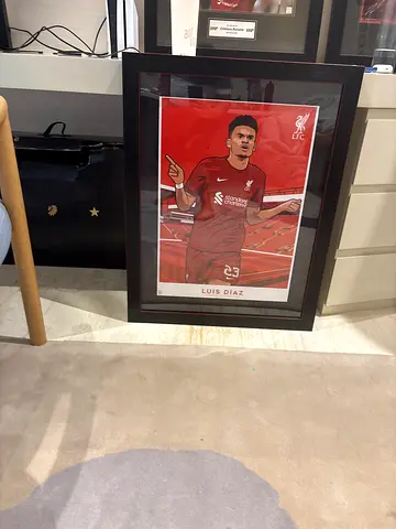 Luis Diaz autographed photo