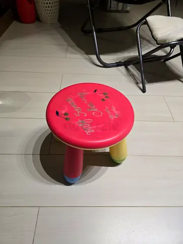 Small colorful kids stool - light use