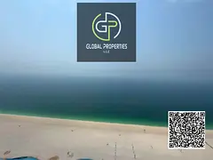 Spacious Ocean View 2BHK For Rent In Ajman Corniche Residence.