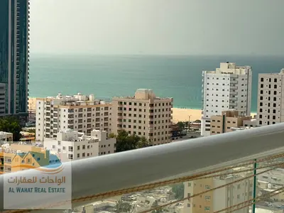 متاح الان  للايجار الشهري بعجمان متاح غرفه وصاله مع بلكونه 2حمام في منطقه الرميله قريبه من كورنيش عجمان ومخرج الشارقه