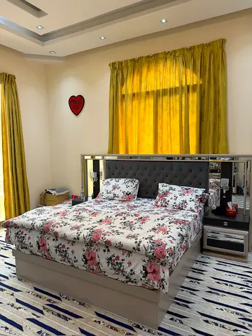 King size bedroom set with wardrobe and dressing table