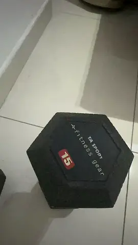15 kg Hex Dumbbell (TA Sport Fitness Gear) - 1 Pair