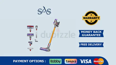 Dyson | V8 Absolute, Yellow Silver Cordless Vacuum Cleaner | New | Free Delivery | Warranty