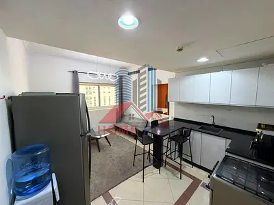 For all nationality allow Fully funirshed monthly 1bhk available in al nahda sharjah