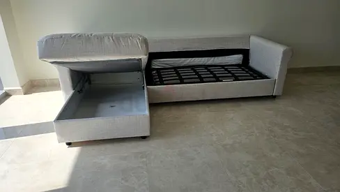 Ikea Gronlid L Shape Sofa bed with mattress