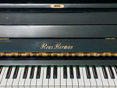 Reas.Herman Upright Piano - Excellent Condition (with bench)
