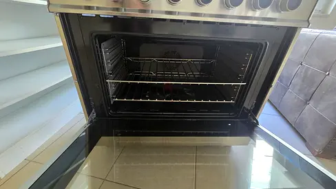 Teconogas 5 rings Stainless Steel Built-in gas Oven - Good Working Condition