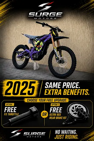 SURRON BRAND NEW PURPLE SURRON LIGHT BEE X 2025 WITH 1 YEAR WARRANTY FOR SALE