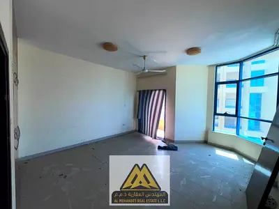 An exceptional opportunity to rent a luxurious three-bedroom apartment with a maid's room in Al Khor Towers A1, Ajman, offering a full sea view,