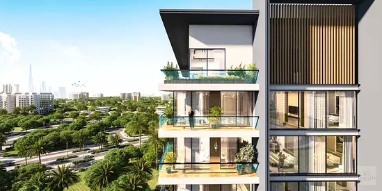 Studio | AUM 99 Residences | Balcony & Pool Access