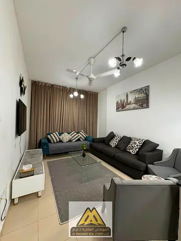 Master bedroom and living room\ open view\ American kitchen\ 2 bathrooms\ central air conditioning