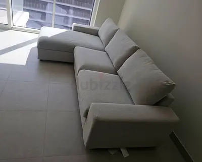 Ikea vimle L shape sofa bed with mattress