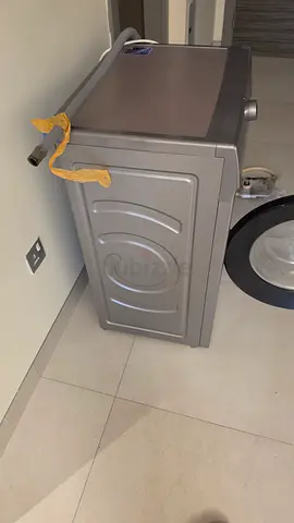 Front Loading Washing Machine in Silver
