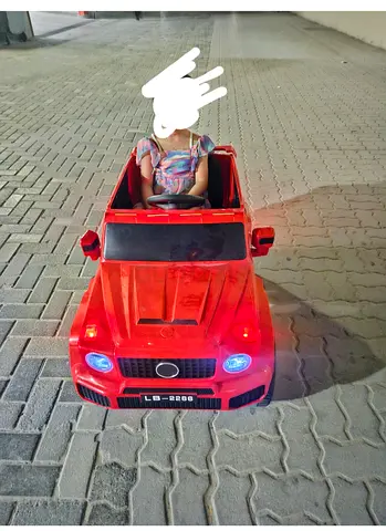 Red Electric Ride-On Toy Car for Kids — Good Working Condition