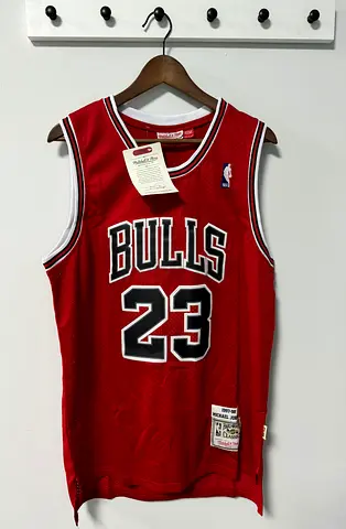 Michael Jordan 1997-98 Finals Red Jersey