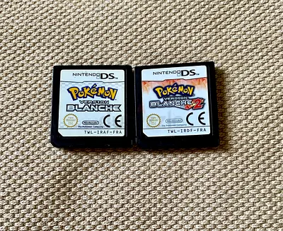 Pokemon White + Pokemon White Version 2 (Cartridge Only?